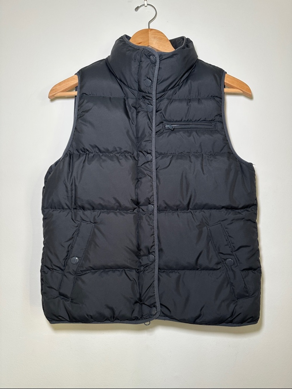 J. Crew Slate Gray Puffer Vest